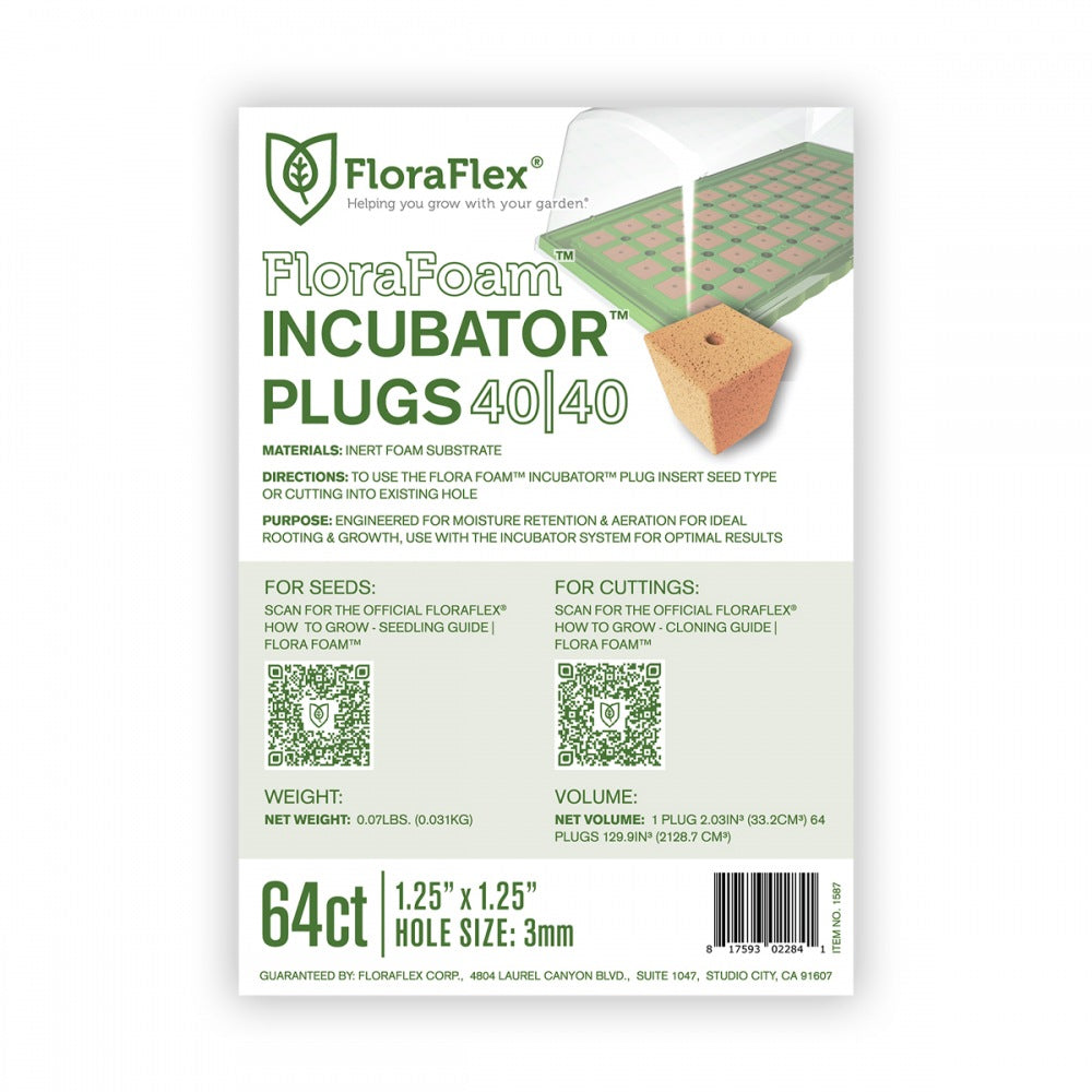 Floraflex - Incubator Plugs 64 Sheet