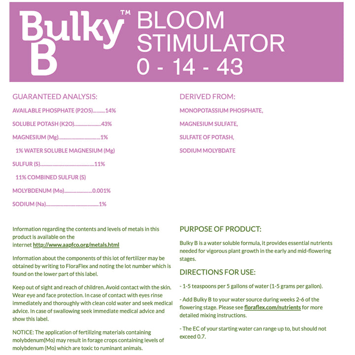 Floraflex Nutrients - Bulky B