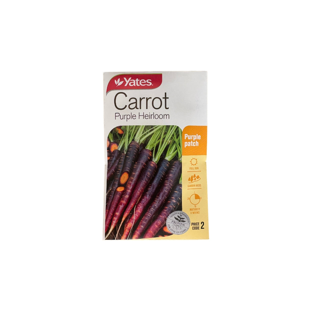 Yates - Seed Pack Carrot Purple Heirloom