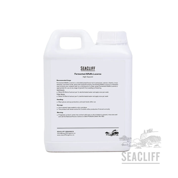 Seacliff Organics - Fermented Alfalfa/Lucerne Meal (Nitrogen/ triacontanol) 1 Litre