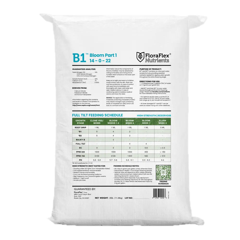 Floraflex Nutrients - Bloom B1 + B2 Combo (NPK) – Growers Hub