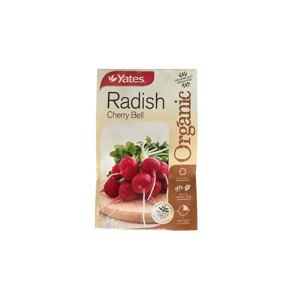 Yates - Seed Pack Radish Cherry Belle Organic