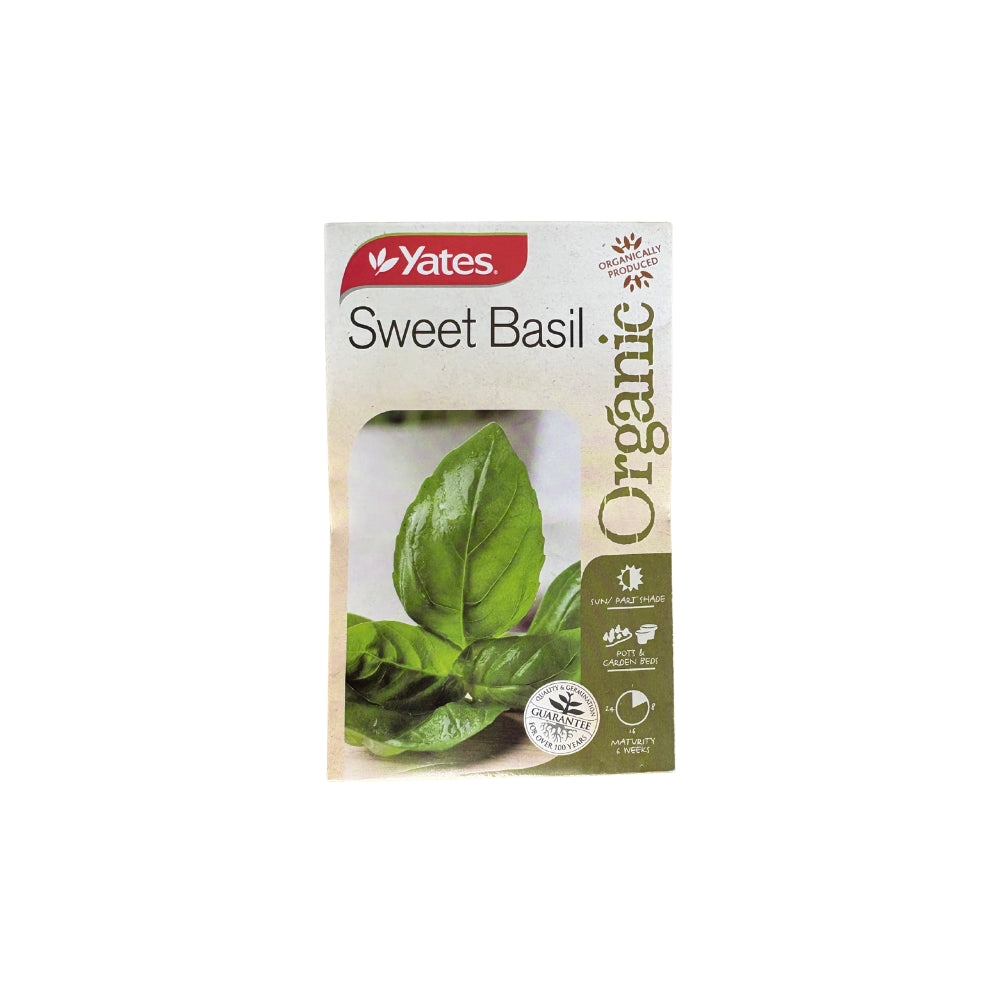 Yates - Seed Pack Sweet Basil Organic