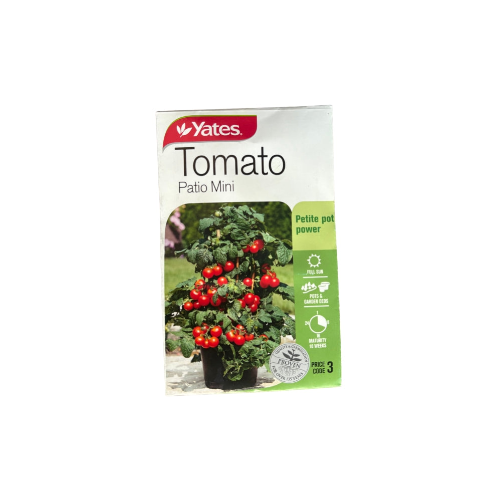 Yates - Seed Pack Tomato Patio Mini Tiny Spaces