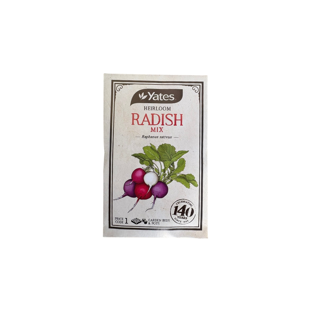 Yates - Seed Pack Radish Mix Heirloom