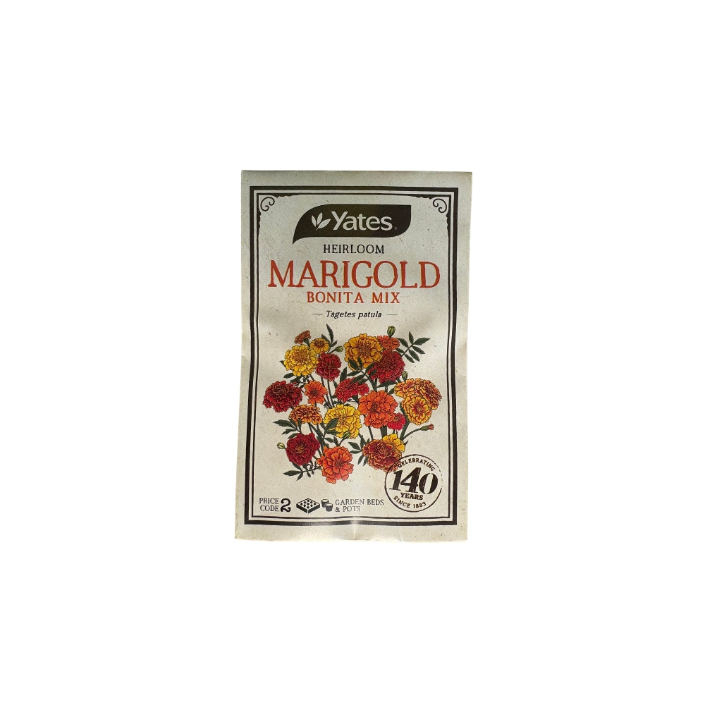 Yates - Seed Pack Marigold Bonita Heirloom