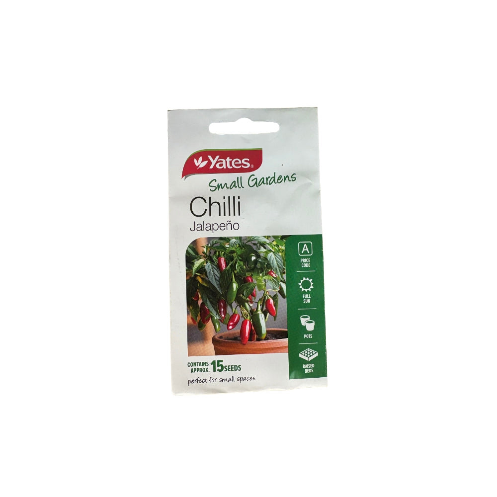 Yates - Seed Pack Chilli Jalapeno Tiny Spaces