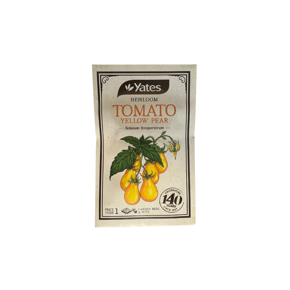 Yates - Seed Pack Tomato Yellow Pear Heirloom