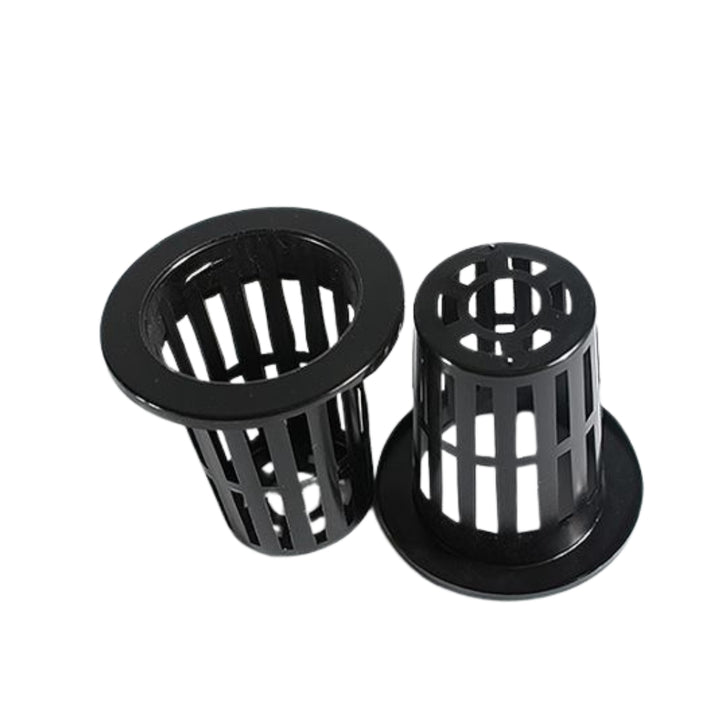 Hydroponic Mesh Cups - 70mm Black