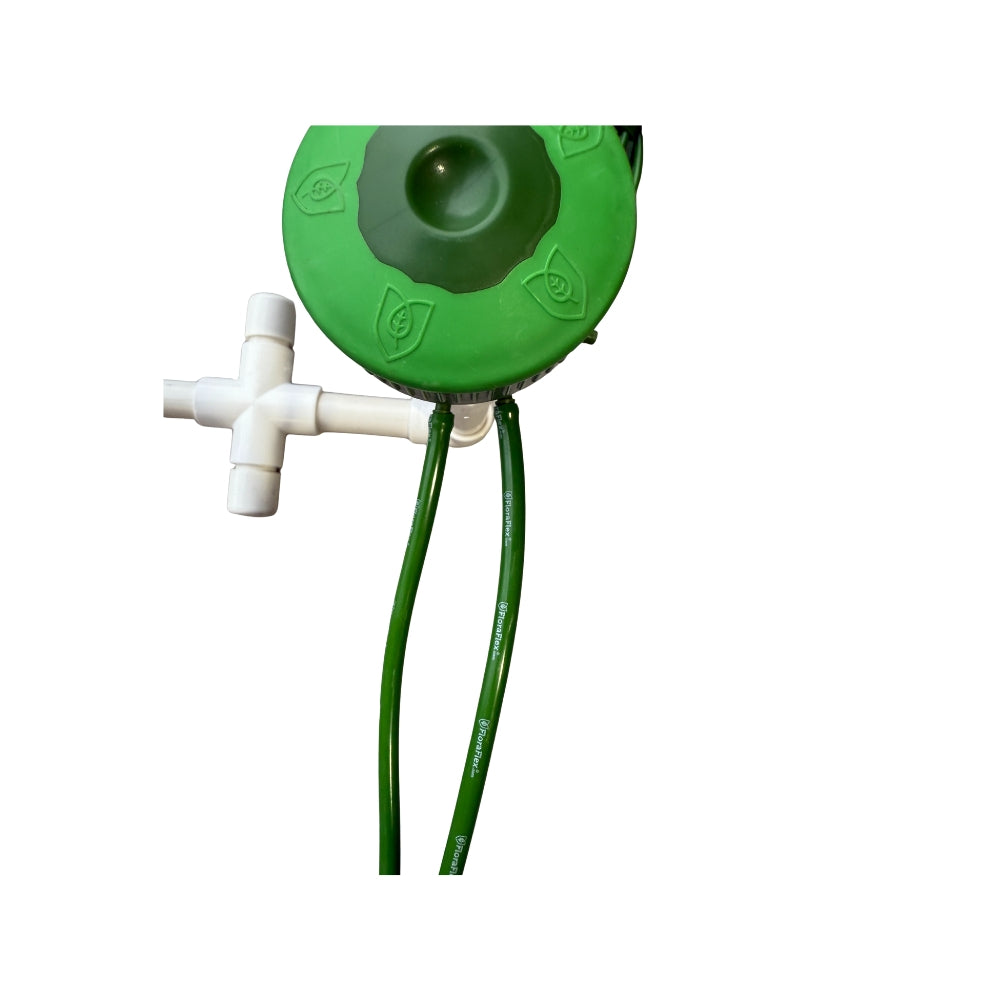4 Plant Automatic Watering Kit - Pvc Manifold with Floraflex PotPro/Floracap 8" / 2 Gal