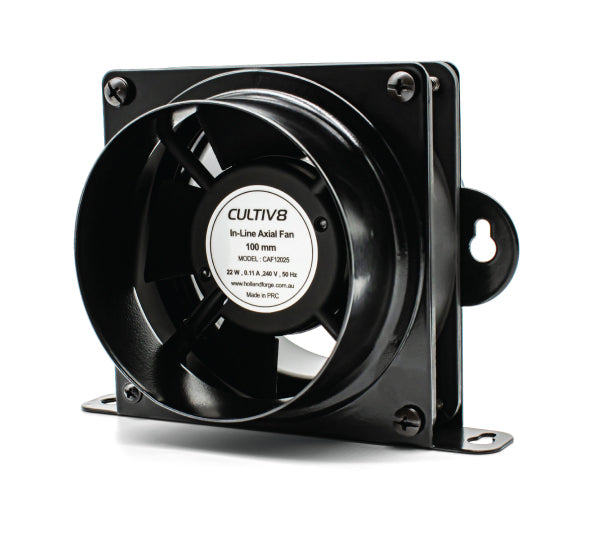 Cultiv8 100mm Inline Fan - Steel Ball Bearing