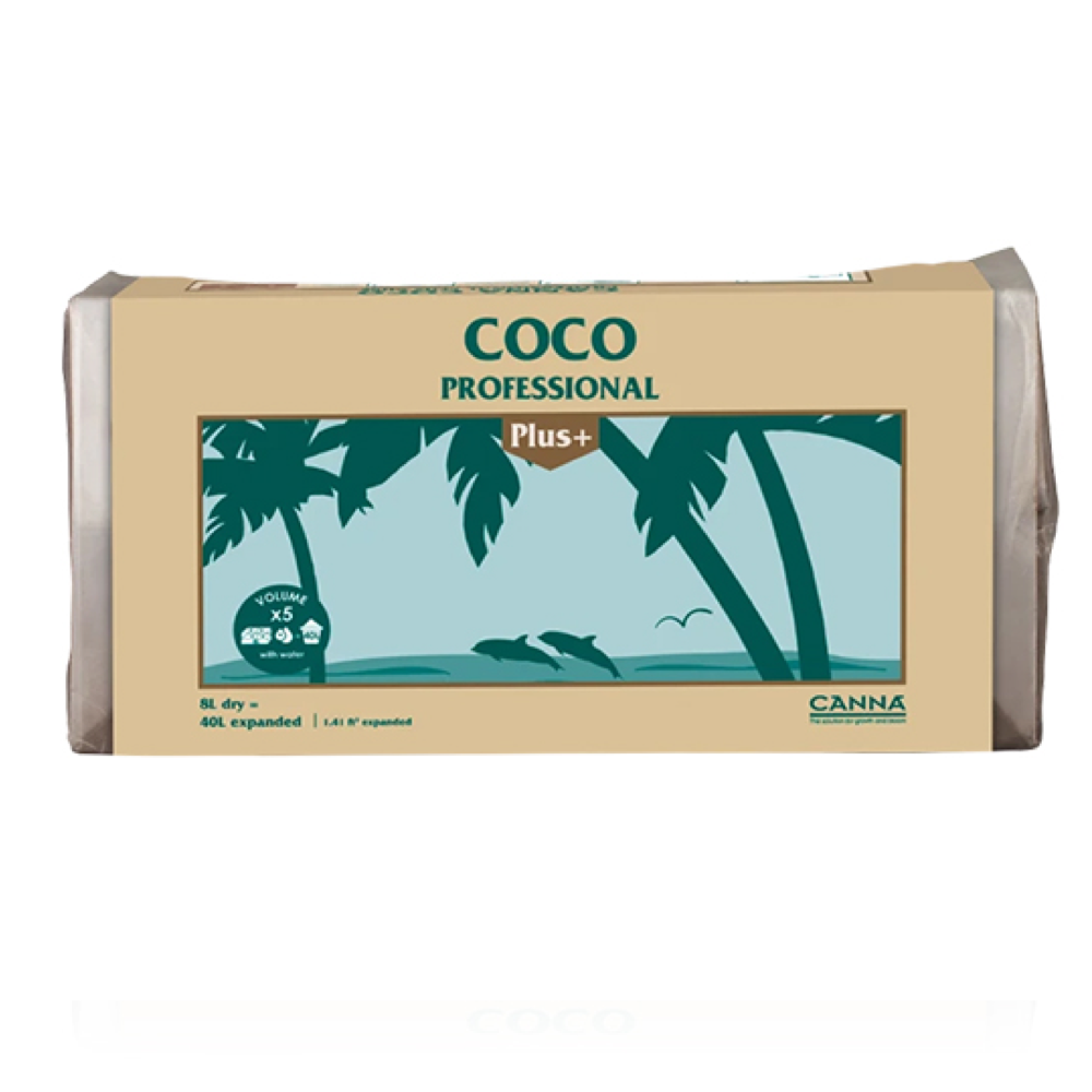CANNA Coco Brick 40L, Compressed Coco Coir Grow Medium For Plants, 12 Lbs